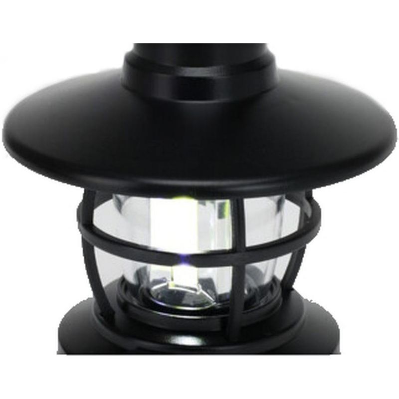 Lampka kempingowa Redcliffs zasilana na baterie, z diodą led - cob, czarna 1 szt.