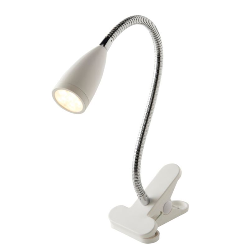 Lampka LED Colours Kulm Clip 3000 K 200 lm biała