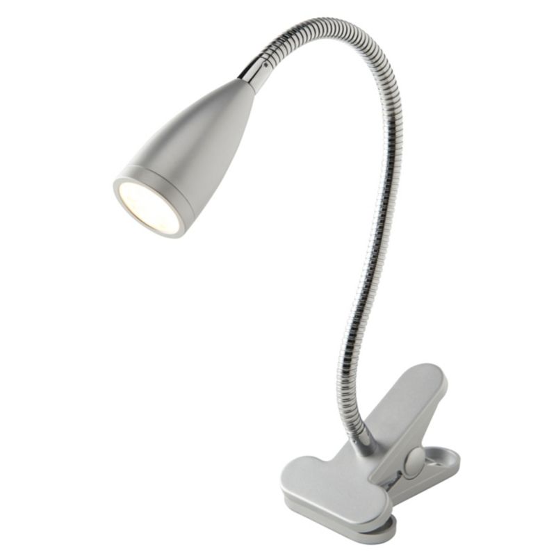Lampka LED Colours Kulm Clip 3000 K 200 lm srebrna