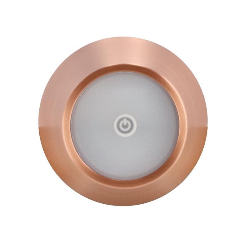 Lampka LED na stół Bolzano Eterium fi12 miedziana metalowa 1 szt.