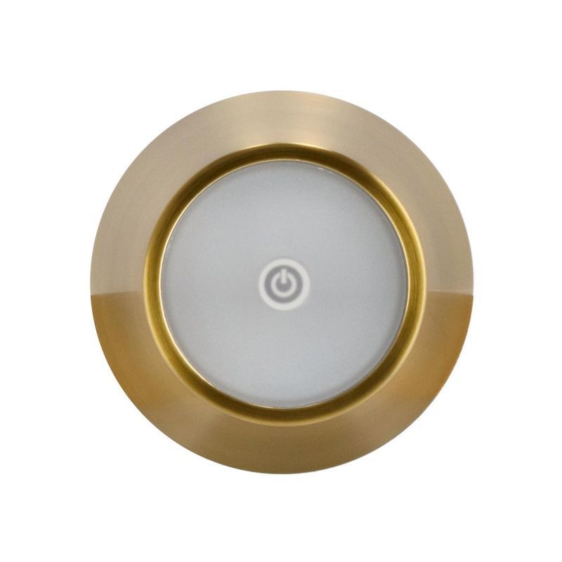 Lampka LED na stół Bolzano Eterium fi12 złota metalowa 1 szt.