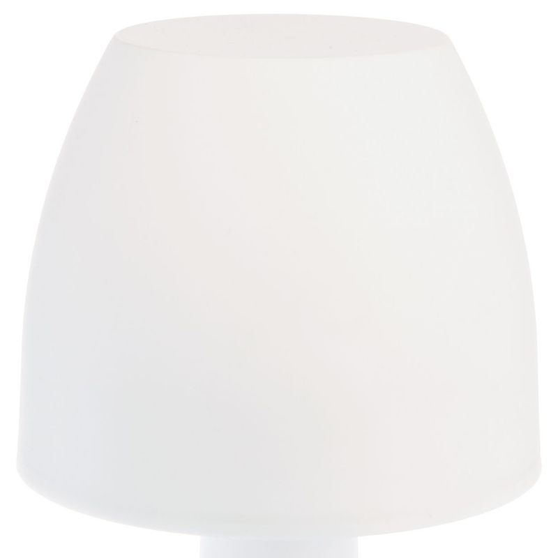 Lampka nocna LED Atmosphera przenośna bateryjna 19,5 cm średnica 12,5 cm biała 1 szt.