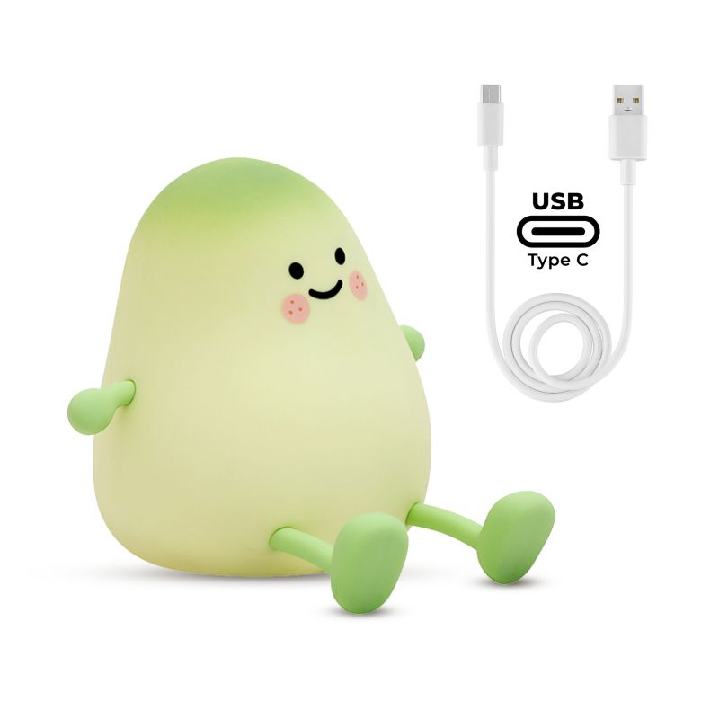 Lampka nocna Mango 1W Kobi kolorowa LED usb silikonowa 1szt.