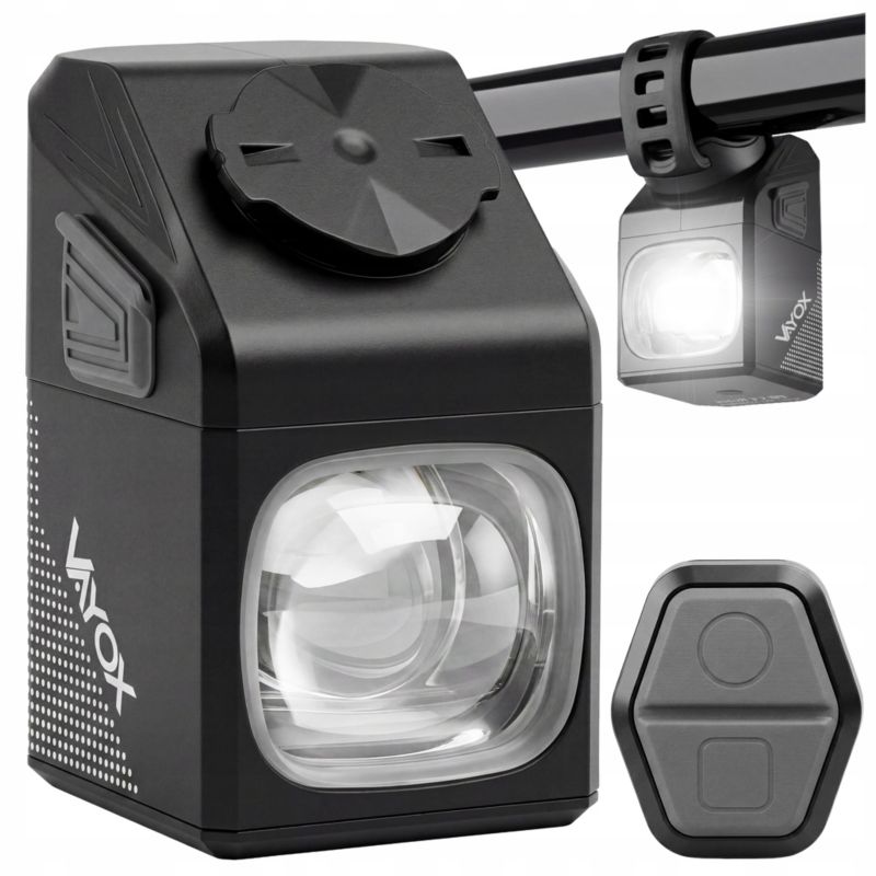 Lampka rowerowa przednia Vayox VAF1000PRO 1000lm 5000mAh z pilotem 1szt.