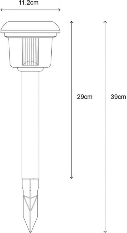 Lampka solarna RGB 1 szt.
