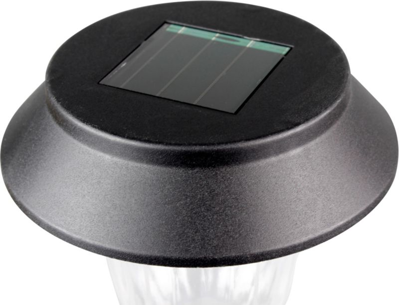 Lampka solarna wbijana 12 cm czarna