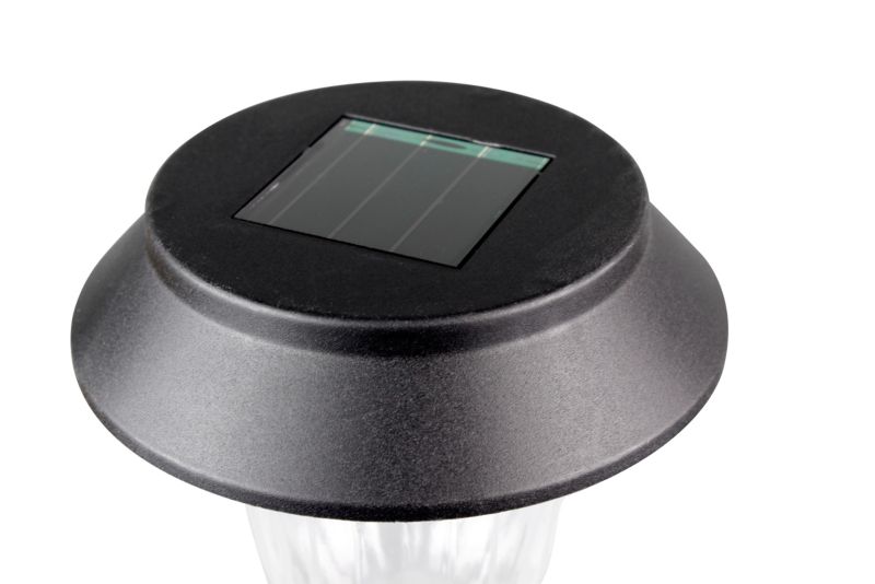 Lampka solarna wbijana 12 cm czarna
