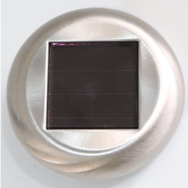 Lampka solarna wbijana 8 cm stalowa