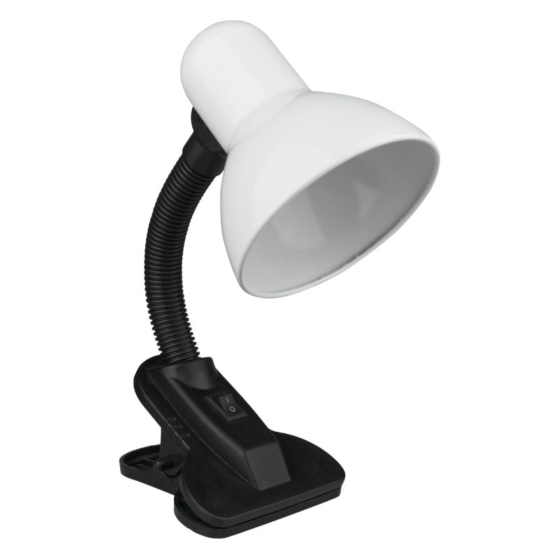 Lampka z klipsem DPM Solid biała 1 szt.