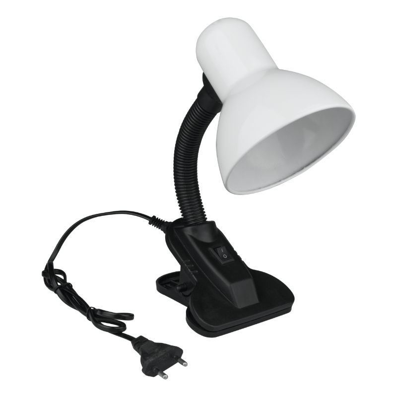 Lampka z klipsem DPM Solid biała 1 szt.