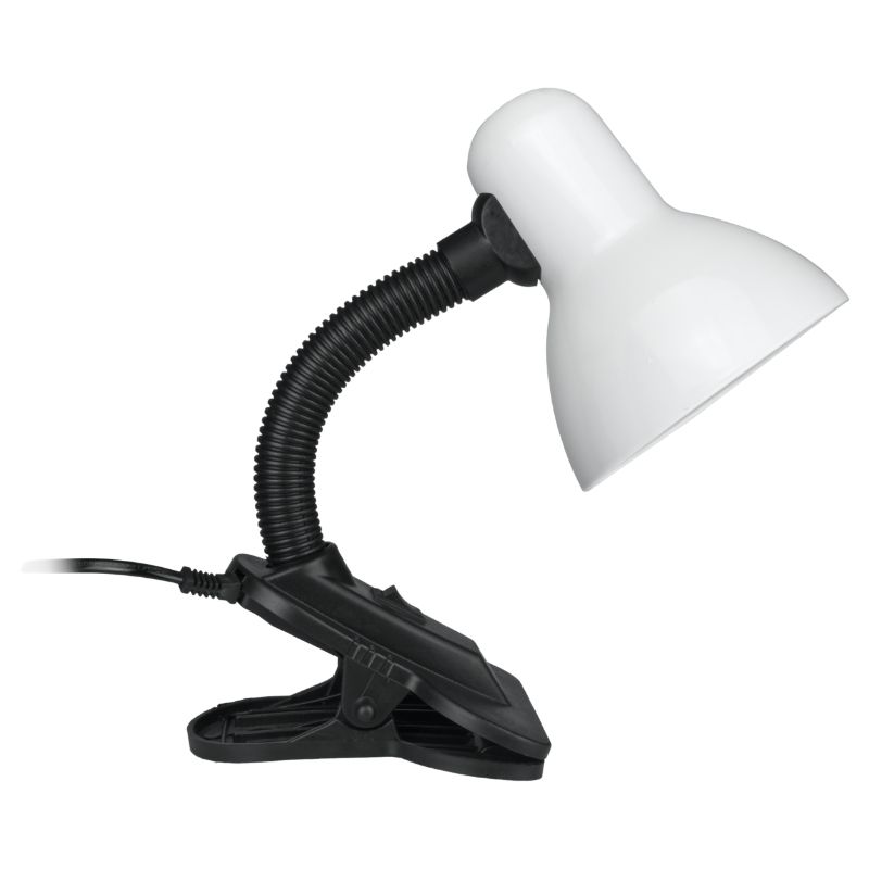 Lampka z klipsem DPM Solid biała 1 szt.