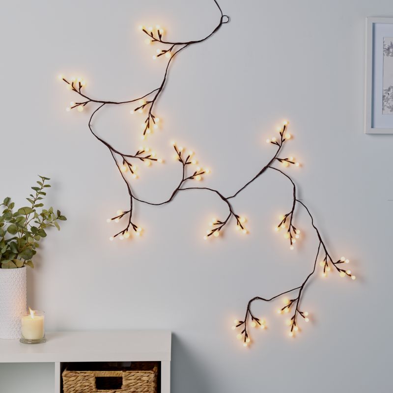 Lampki 100 LED Ivy zimne białe