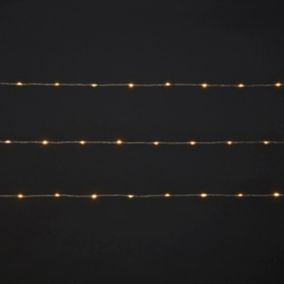 Lampki wewnętrzne 300 LED barwa ciepła/zimna biała