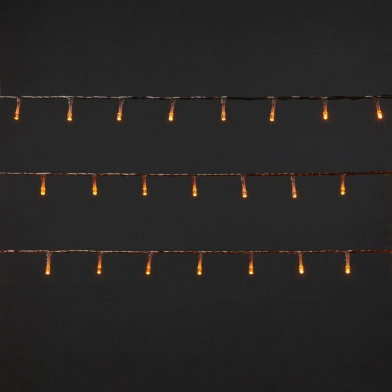 Lampki zewnętrzne 240 LED przezroczyste barwa ciepła biała