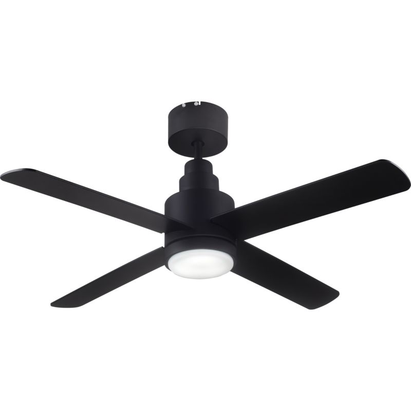 Lampowentylator GoodHome Burbank 106 cm CCT DIM czarny
