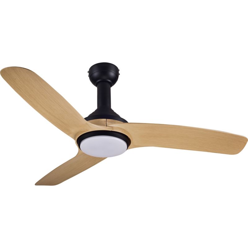 Lampowentylator GoodHome Hatto 132 cm CCT DIM czarny