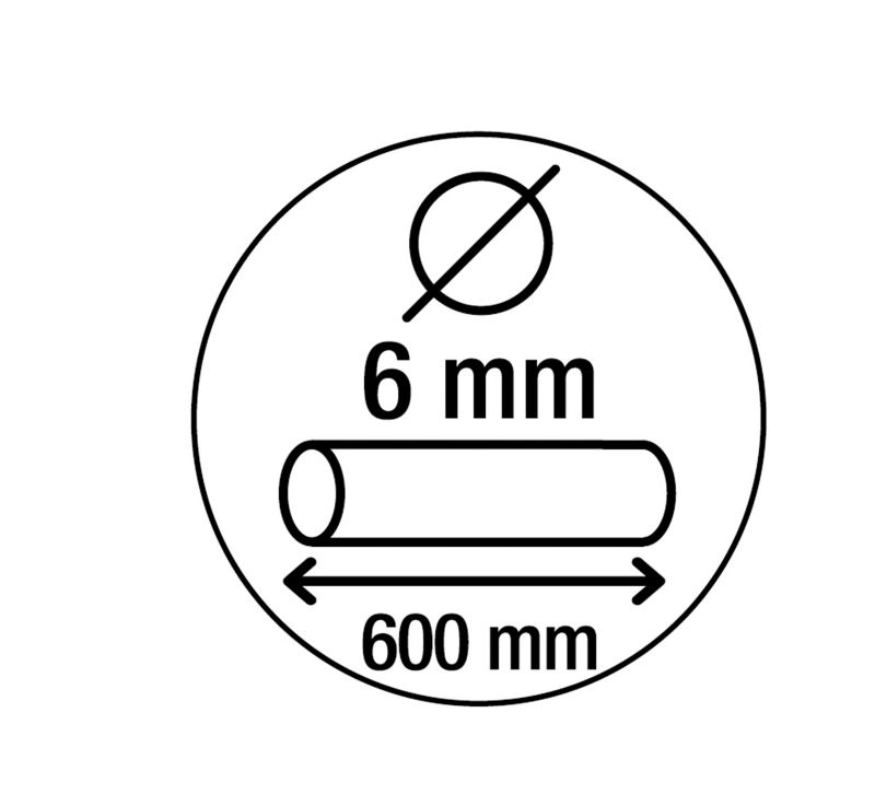 Łańcuch zabezpieczający Smith & Locke 6 x 600 mm