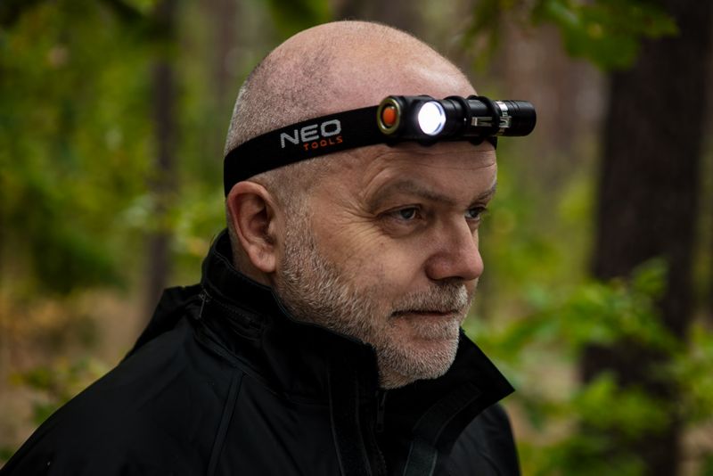 Latarka czołowa NEO TOOLS akumulatorowa USB 800 lm CREE XML-T6 LED 1 szt