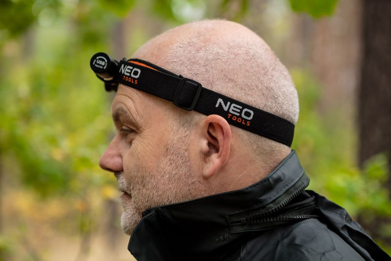 Latarka czołowa NEO TOOLS akumulatorowa USB 800 lm CREE XML-T6 LED 1 szt