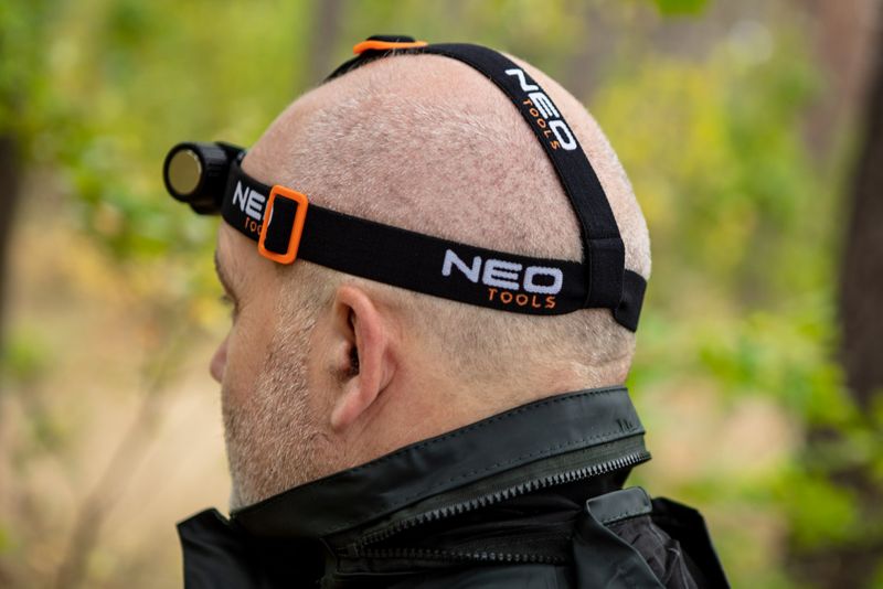 Latarka czołowa NEO TOOLS akumulatorowo/bateryjna USB 2000lm CREE XHP50.2 LED 1 szt