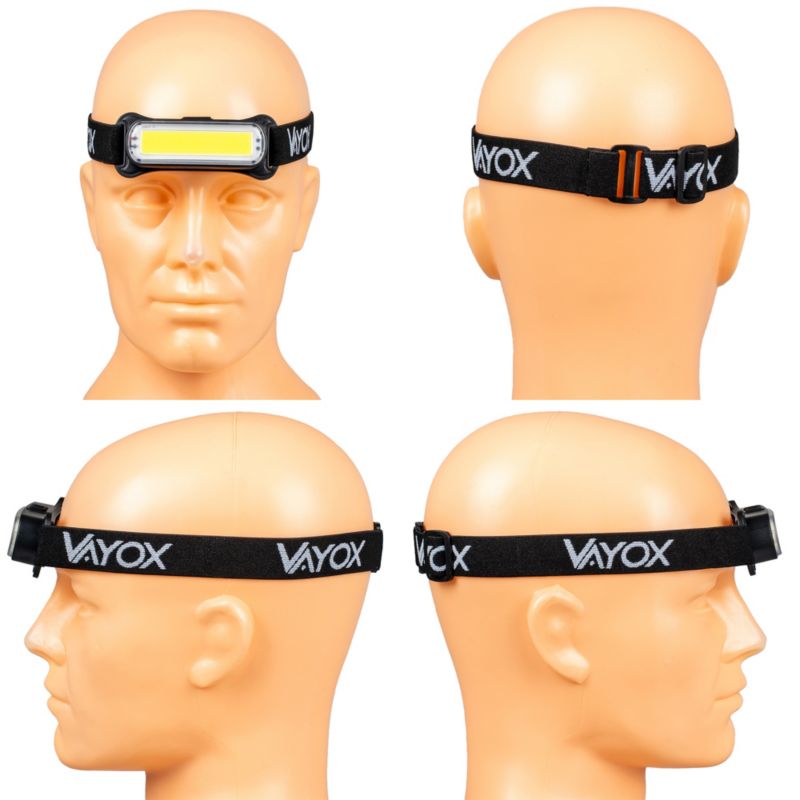 Latarka czołowa Vayox VA0177 akumulatorowa 300lm 1 szt.