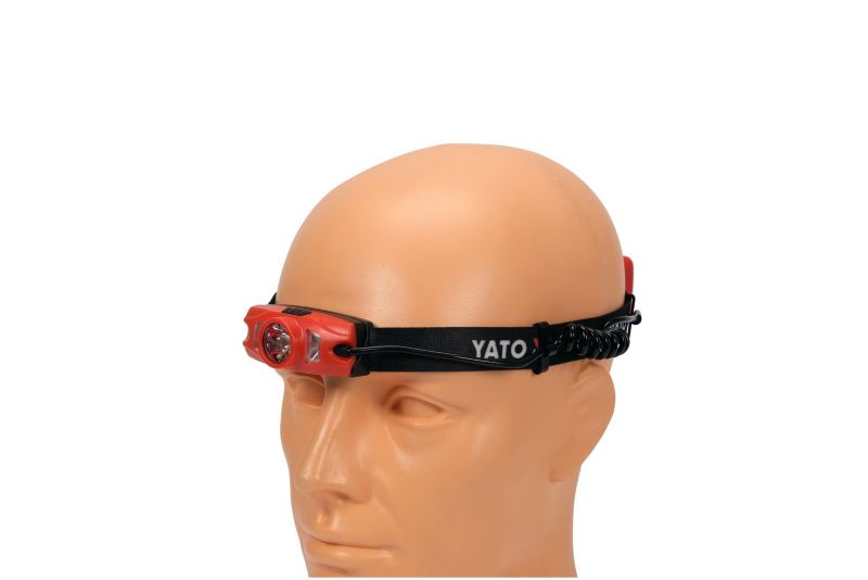 Latarka czołowa YATO YT-08596 LED czołówka akumulatorowa na głowę 500lm 1 szt.