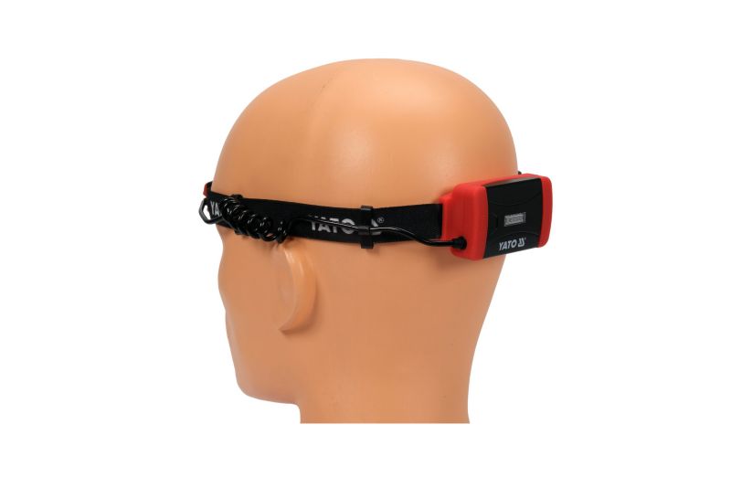 Latarka czołowa YATO YT-08596 LED czołówka akumulatorowa na głowę 500lm 1 szt.