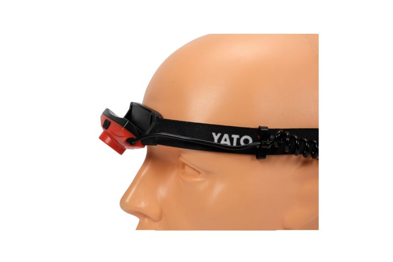Latarka czołowa YATO YT-08596 LED czołówka akumulatorowa na głowę 500lm 1 szt.