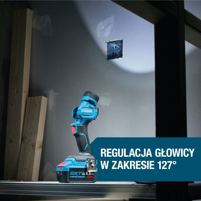 Latarka Erbauer G2 18 V bez akumulatora