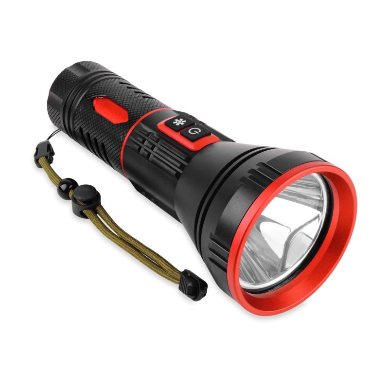 Latarka LED akumulatorowa Germina 2000mAh, 4 tryby świecenia, 650lm 1szt.