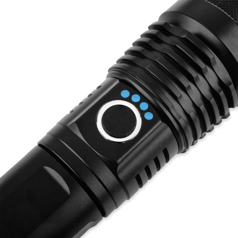 Latarka LED Germina akumulatorowa przenośna ZOOM 1000lm 4 tryby 1szt.