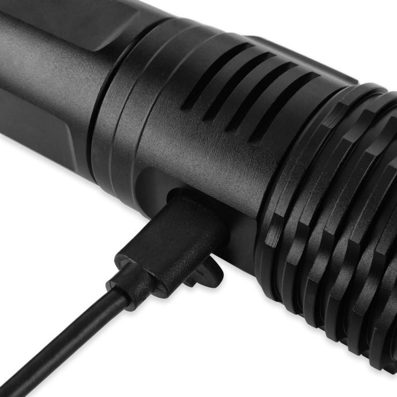 Latarka LED Germina akumulatorowa przenośna ZOOM 1000lm 4 tryby 1szt.