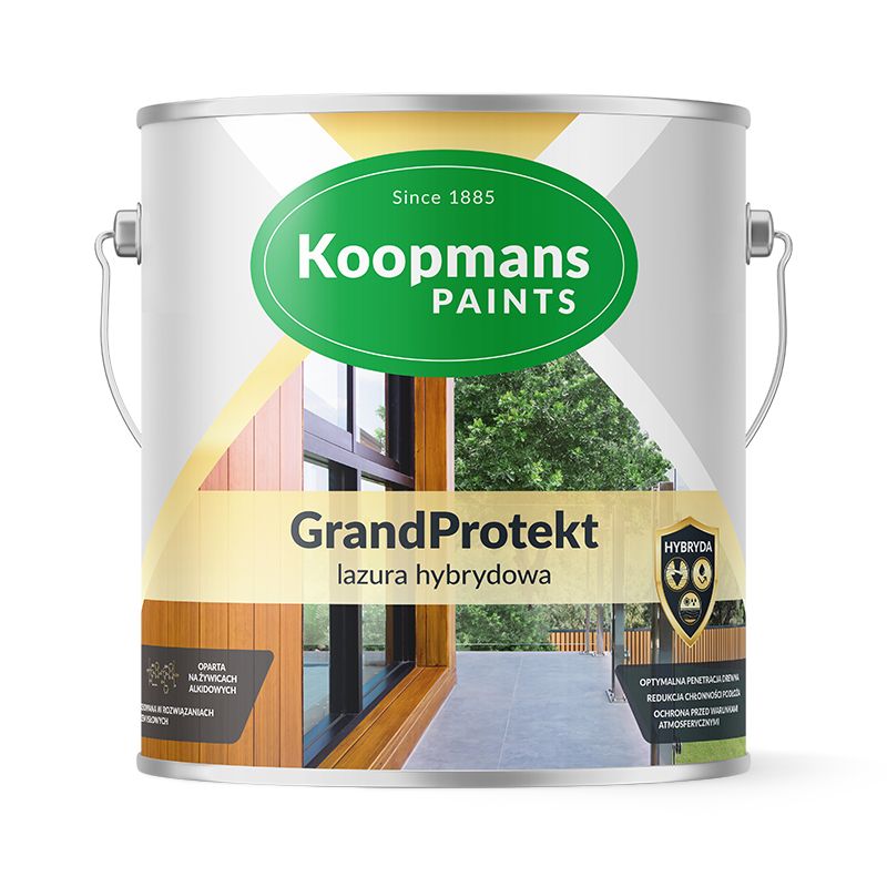 Lazura hybrydowa do drewna Koopmans GrandProtekt 910 dąb błotny 5 l