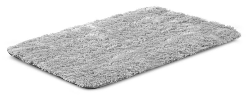 Legowisko dla psa Aio Factory 120x80 cm shaggy jasnoszary antyslip 1szt