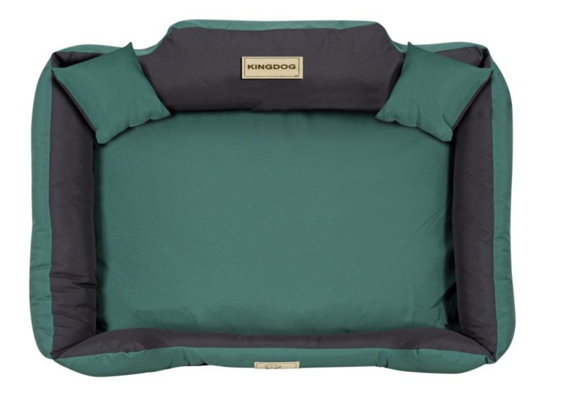 Legowisko dla psa KINGDOG MM43 115x95 cm personalizowane zielone 1szt