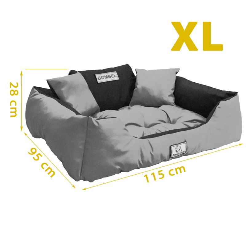 Legowisko dla psa personalizowane EDANTI 115x95 zielone 1 szt.