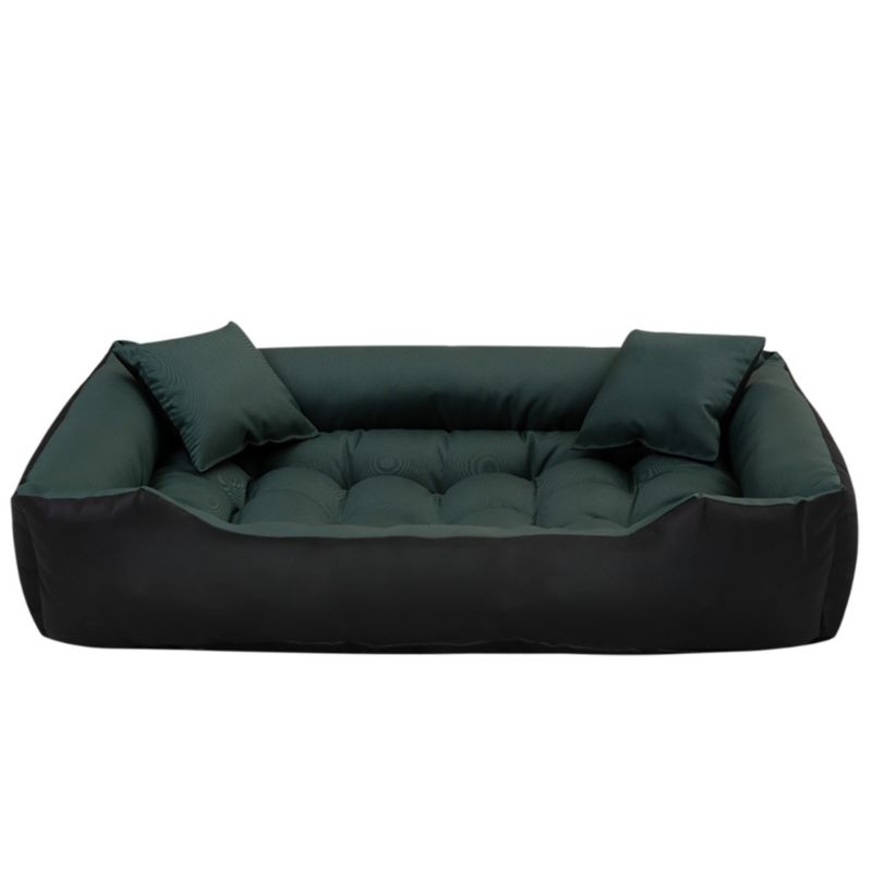 Legowisko EDANTI Dla Psa Wodoodporne Posłanie Kanapa Sofa 75X65 Cm Zielone 1szt.