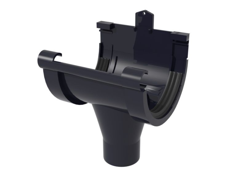 Lej spustowy centralny G125 grafit Scala Plastics 1 szt.