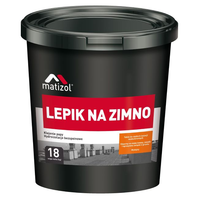 Lepik Matizol na zimno do papy 18 kg