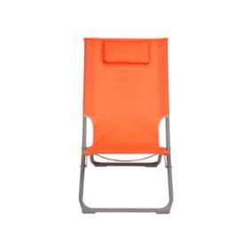 Leżak plażowy Curacao pomarańczowy