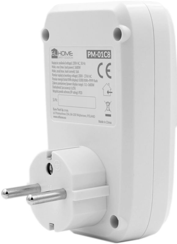 Licznik energii elektrycznej El Home Safety Solution PM-01C8
