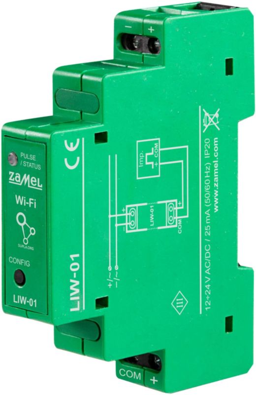 Licznik impulsów Zamel WiFi LIW-01