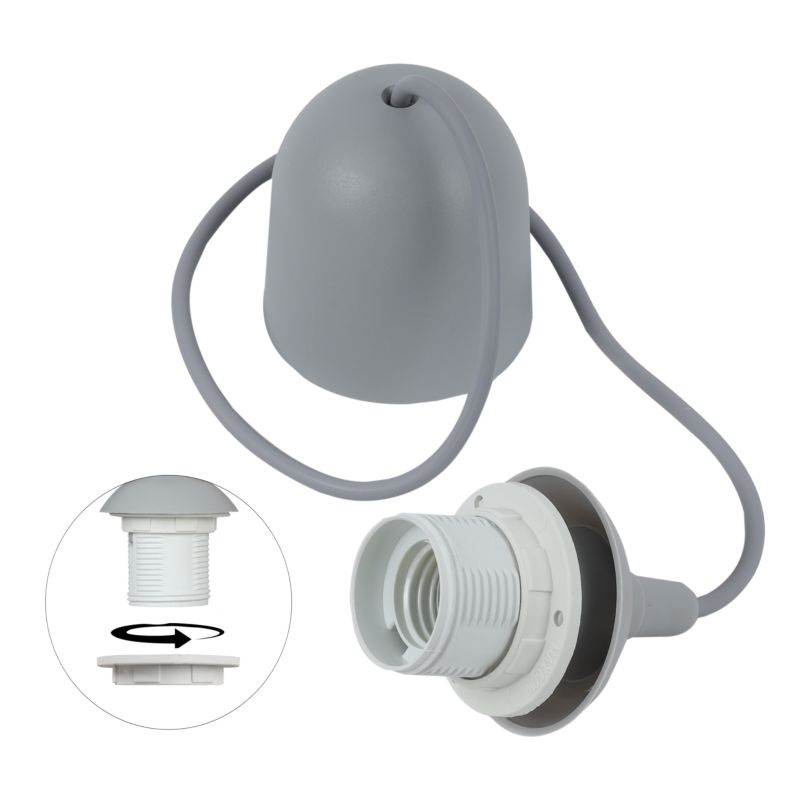 Linka zawiesie do lampy Light Home LH 1x E27 szary/złoty 1szt.