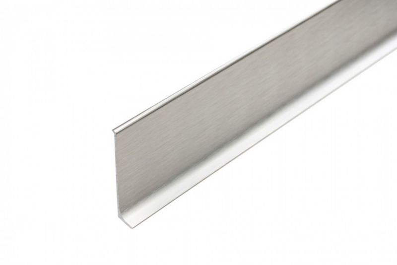 Listwa aluminiowa Cezar platyna elektropoler szczotkowany 10x59x2500mm 1 szt.