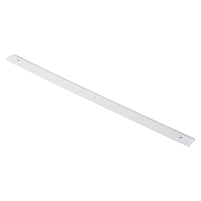 Listwa boczna do blatów Cezar aluminiowa lewa biała 28 x 600 mm