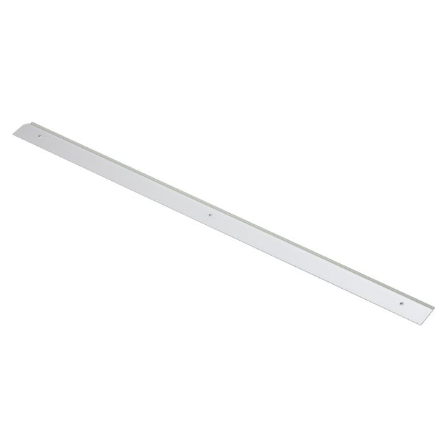 Listwa boczna do blatów Cezar aluminiowa lewa srebro 28 x 600 mm