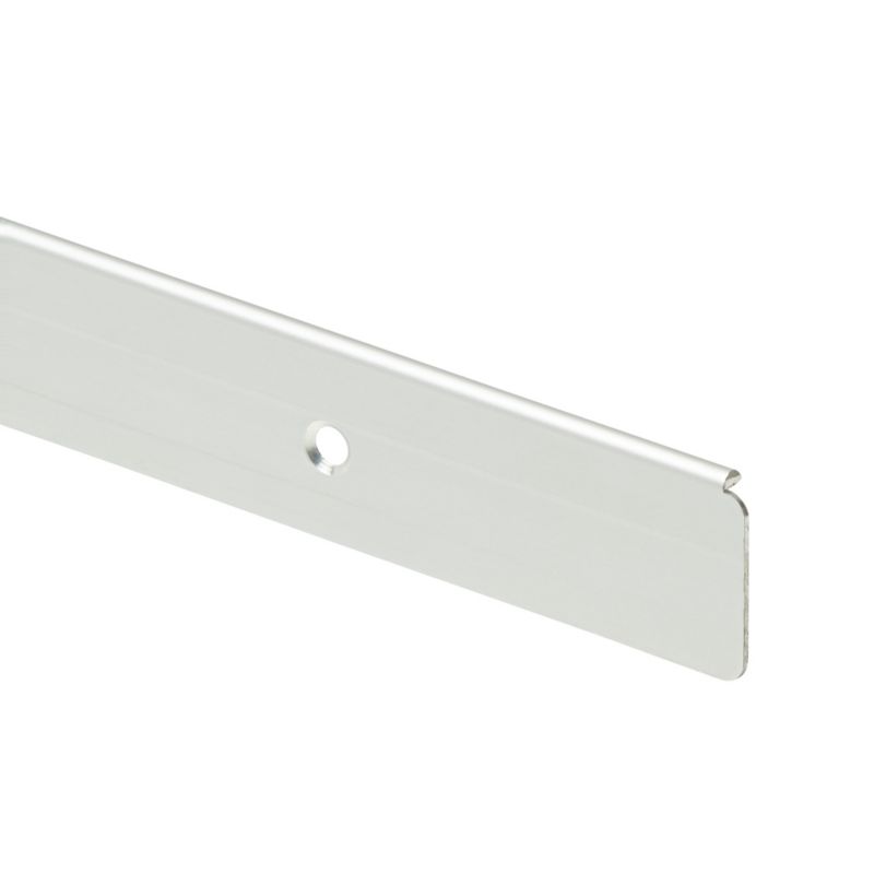 Listwa boczna do blatów GoodHome 28 mm R6 stal