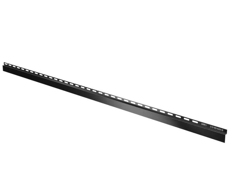 Listwa brodzikowa czołowa Lambro czarny mat 180 cm 1 szt.