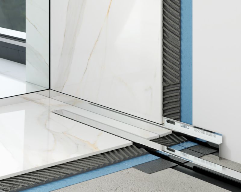 Listwa brodzikowa czołowa Lambro miedziany mat  180 cm 1 szt.