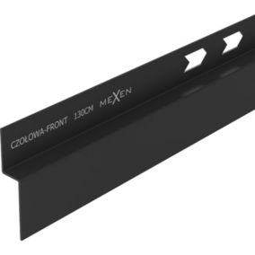 Listwa brodzikowa czołowa Mexen Line-B czarna 130 cm 1 szt.